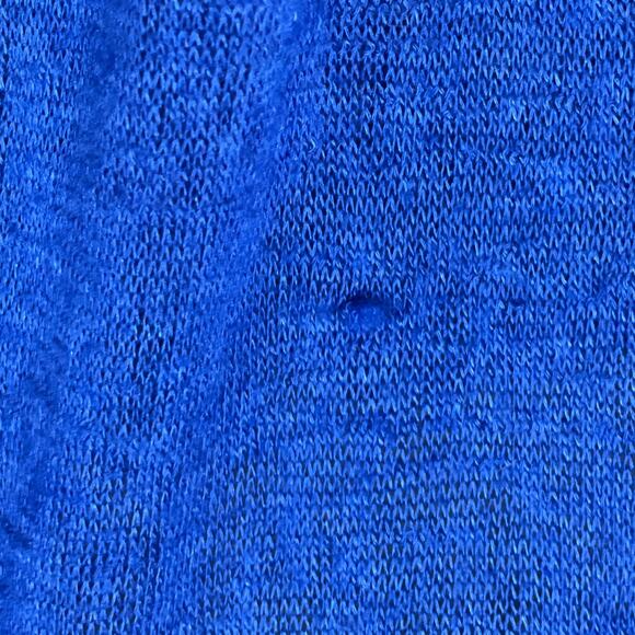Philosophy Blue Crop Sleeve Lightweight Sweater Size Medium - Picture 8 of 9